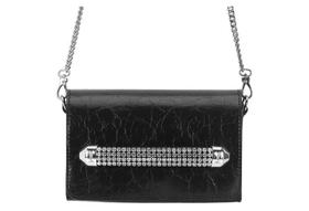 Bolsa Vizzano Clutch Craquelê Strass Feminina 10032.9