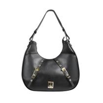 Bolsa Vizzano Meia Lua Napa Feminina Preto