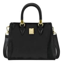 Bolsa Vizzano Napa Calf Preta Transversal Feminina - Bolsa Vizzano Napa Calf Preta Transversal Feminina -