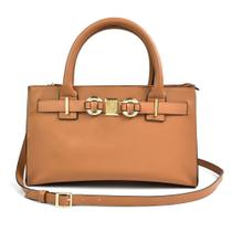 Bolsa Vizzano Napa Soft Elegância Camel