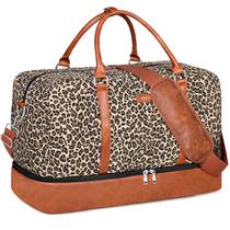 Bolsa Weekender IBFUN 21L para Mulheres - Compartimento para Sapatos Bolsa Weekender IBFUN 21L para Mulheres - Compartimento para Sapatos