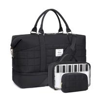 Bolsa Weekender Stuery Puffer para Mulheres - Com Suporte para Sapatos e Laptop
