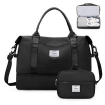 Bolsa Weekender SYCNB para mulheres com compartimento para sapatos e produtos de higiene pessoal Bolsa Weekender SYCNB para mulheres com compartimento para sapatos e produtos de higiene pessoal