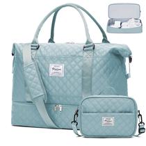 Bolsa Weekender SYCNB Travel, mochila de viagem feminina com compartimento para sapatos