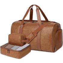 Bolsa Weekender Wogarl de material sintético para mulheres e homens com composição de sapatos.
