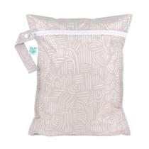 Bolsa Wet Bumkins Bolsa impermeável com zíper Boho Beige