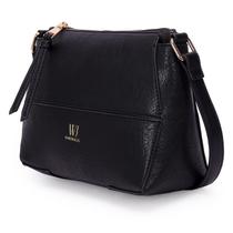 Bolsa WJ 46500 Transversal Média com Recortes e Zíper Traseiro Bolsa WJ 46500 Transversal Média com Recortes e Zíper Traseiro