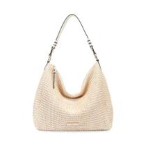 Bolsa wj hobo grande palha feminino ref: wj46329