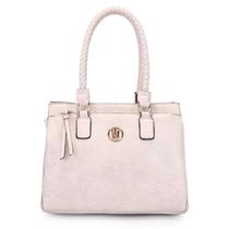 Bolsa Wj Satchel Grande c/ Alças Rolete Tresse - Feminina