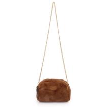 Bolsa WJ Tira Colo Pequena em Pelo Feminina Bolsa WJ Tira Colo Pequena em Pelo Feminina