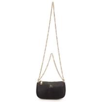 Bolsa Wj Transversal Pequena Básica - Feminina - Preto