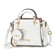 Bolsa Xiaoyu Fashion para mulheres e senhoras tiracolo branca