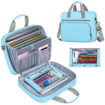 Bolsa Yarwo Zipper Binder com capa para laptop de 14" e organizador de documentos