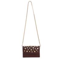 Bolsa Zariff Mia com Maxi Esferas Brown