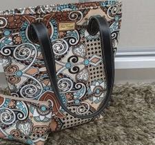 Bolsa zen azul marrom