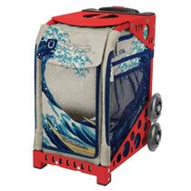 Bolsa ZUCA New Sport Inserto Great Wave Vermelho com Estrutura Bolsa ZUCA New Sport Inserto Great Wave Vermelho com Estrutura