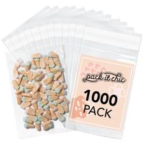 Bolsas Cello Poly Pack It Chic 6x9 cm (pacote 1000) que podem ser fechadas novamente