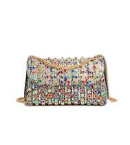 Bolsas clutch Sweetovo Strass para mulheres multicoloridas