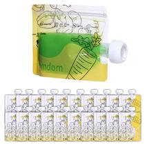 Bolsas de alimentos Gemdom reutilizáveis de 150 ml para bebês de 6 meses, pacote com 20 Bolsas de alimentos Gemdom reutilizáveis de 150 ml para bebês de 6 meses, pacote com 20