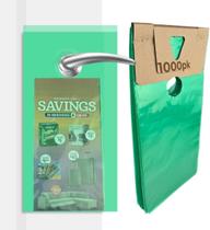 Bolsas de cabide TidyFriend 15 cm x 30 cm (pacote 1000) verdes Bolsas de cabide TidyFriend 15 cm x 30 cm (pacote 1000) verdes