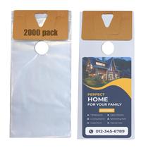 Bolsas de cabide TidyFriend 15 cm x 30 cm (pacote 2000) transparentes