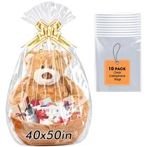 Bolsas de Celofán Yuiicaov para Envolver Regalos 102x127 cm, Grosor 2.8 mil