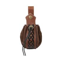 Bolsas de Cinto de Couro Medieval - Kit com 6 Peças para Cosplay e Fantasia Renascentista