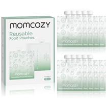 Bolsas de comida para bebês reutilizáveis Momcozy para crianças pequenas, 200 ml, pacote com 10 Bolsas de comida para bebês reutilizáveis Momcozy para crianças pequenas, 200 ml, pacote com 10