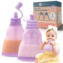 Bolsas de comida para bebês, silicone Everusely à prova de vazamentos, reutilizáveis Bolsas de comida para bebês, silicone Everusely à prova de vazamentos, reutilizáveis