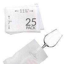 Bolsas de espuma Uboxes para copos de 7 x 30 cm (pacote com 25) protegem os pratos Bolsas de espuma Uboxes para copos de 7 x 30 cm (pacote com 25) protegem os pratos