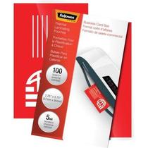 Bolsas de laminação Fellowes 5 Mil 57x95mm, pacote com 200