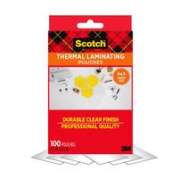 Bolsas de laminação térmica Scotch TP5900-100 4,3x6,3" 5 mil Bolsas de laminação térmica Scotch TP5900-100 4,3x6,3" 5 mil