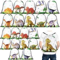 Bolsas de lembrancinhas de dinossauro Weewooday, 20 unidades para aniversário