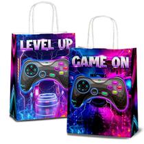 Bolsas de lembrancinhas de festa JOYGATHER Gamer 24 unidades com alças 21x15x8cm Bolsas de lembrancinhas de festa JOYGATHER Gamer 24 unidades com alças 21x15x8cm