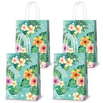 Bolsas de lembrancinhas KERINGO Hibiscus Luau Theme 16 unidades
