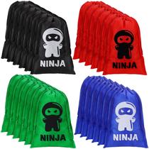 Bolsas de lembrancinhas Kingdder Ninja Warrior reutilizáveis (pacote com 48)