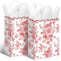 Bolsas de lembrancinhas Kolldenn Red Floral 21x16x8cm 24 unidades Bolsas de lembrancinhas Kolldenn Red Floral 21x16x8cm 24 unidades