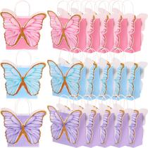 Bolsas de lembrancinhas MotiMind Butterfly 24 unidades com alças 18x18x8cm