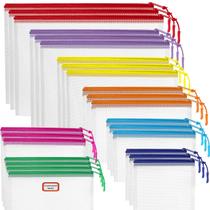 Bolsas de malha com zíper YOPCDJ para organização: 25 unidades