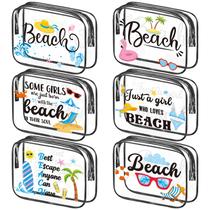 Bolsas de maquiagem Cunno PVC Waterproof Travel Toilet Organizer x6