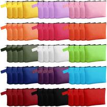 Bolsas de maquiagem de lona Reginary, bolsa de cosméticos de viagem de 60 peças Bolsas de maquiagem de lona Reginary, bolsa de cosméticos de viagem de 60 peças