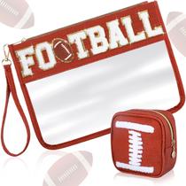 Bolsas de maquiagem e cosméticos, bolsa de higiene, Football Hillban, 2 unidades Bolsas de maquiagem e cosméticos, bolsa de higiene, Football Hillban, 2 unidades