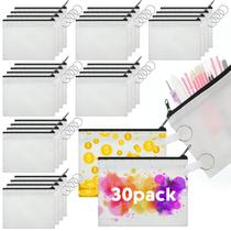 Bolsas de maquiagem Frienda Sublimation Blank Canvas 30 peças