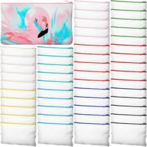 Bolsas de maquiagem Frienda Sublimation Blank Canvas 50 unidades 18x11cm Bolsas de maquiagem Frienda Sublimation Blank Canvas 50 unidades 18x11cm