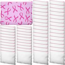 Bolsas de maquiagem Frienda Sublimation Blank Canvas x50 branco/rosa