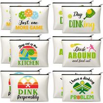 Bolsas de maquiagem Paterr Dink Ball 12 peças para mulheres e meninas Bolsas de maquiagem Paterr Dink Ball 12 peças para mulheres e meninas