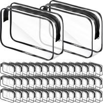 Bolsas de maquiagem Reginary Clear PVC impermeáveis 36 peças