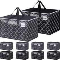 Bolsas de movimento Epictotes Extra Large 125L, pacote com 10 unidades, pretas e cinzentas