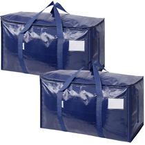 Bolsas de movimento TICONN Extra Large, 24 galões, volume 2, pacote com 2 unidades, azul marinho Bolsas de movimento TICONN Extra Large, 24 galões, volume 2, pacote com 2 unidades, azul marinho