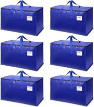 Bolsas de mudança Arzerlize Extra Large Heavy Duty, pacote com 6, azuis